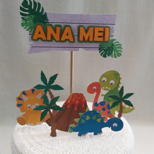 Topo Bolo Dinossauro