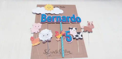 Topo Bolo Fazendinha