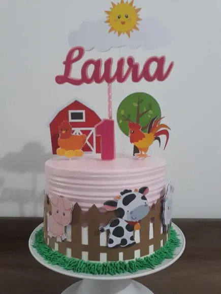 Topo Bolo Fazendinha