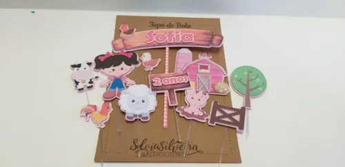 Topo Bolo Fazendinha