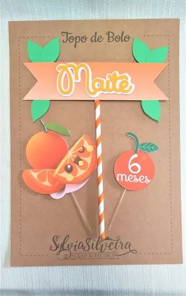 Topo Bolo Laranja