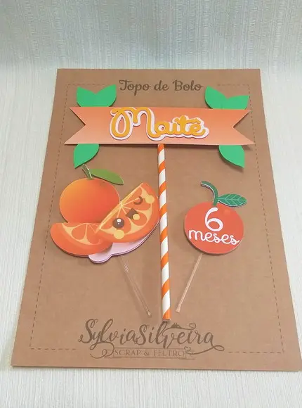 Topo Bolo Laranja