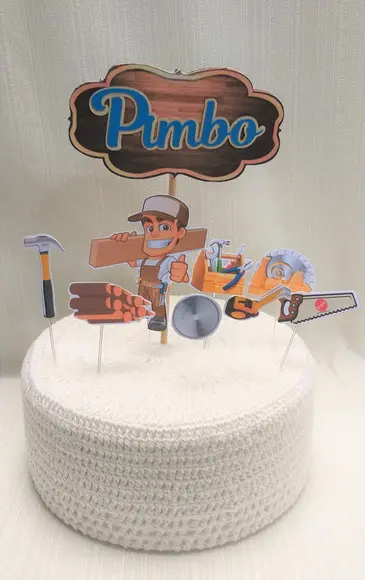 Topo Bolo Marceneiro