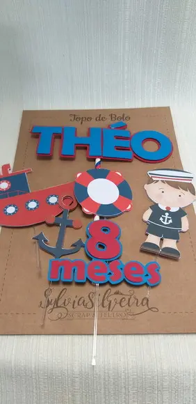 Topo Bolo Marinheiro