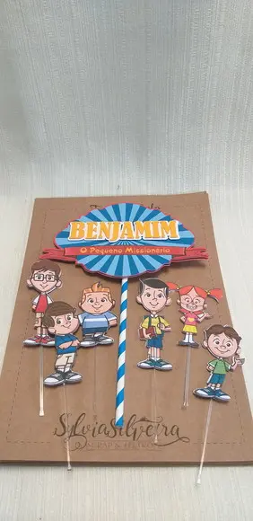 Topo Bolo Midinho o Pequeno Missionário