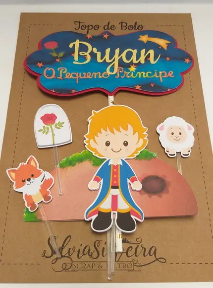 Topo Bolo Pequeno Principe