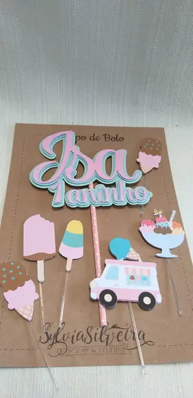 Topo Bolo Sorvete