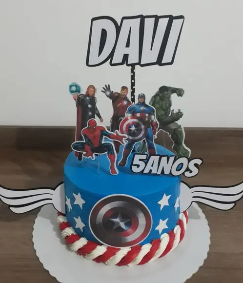 Topo Bolo Vingadores