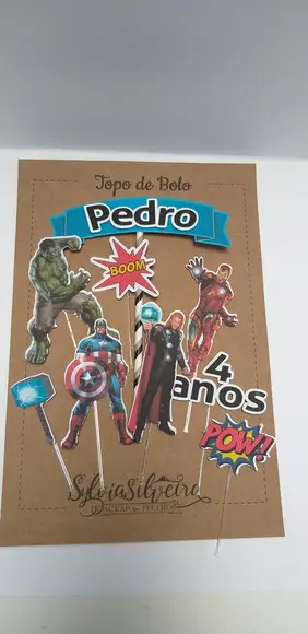 Topo Bolo Vingadores