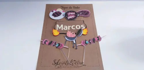 Topo Bolos Churrasco