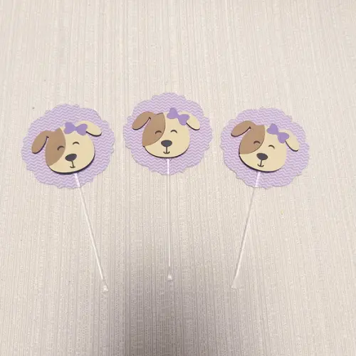 Topper Cachorrinhos