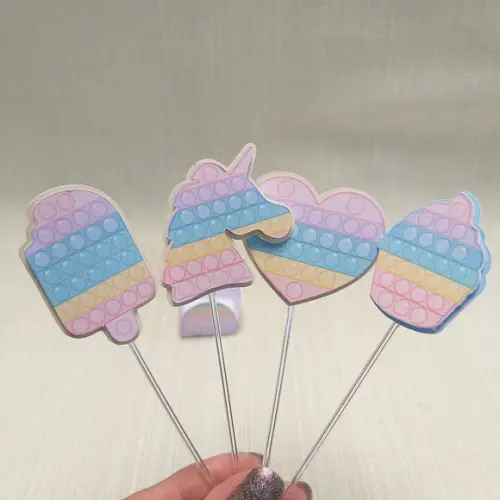 Topper com Forminha Pop It
