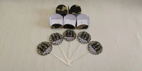 Topper com Forminhas Exército