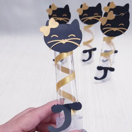 Tubete Gatinho com Lacinho