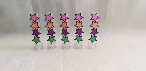 Tubete Neon Estrelas