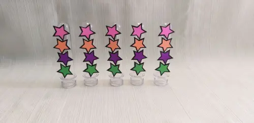Tubete Neon Estrelas