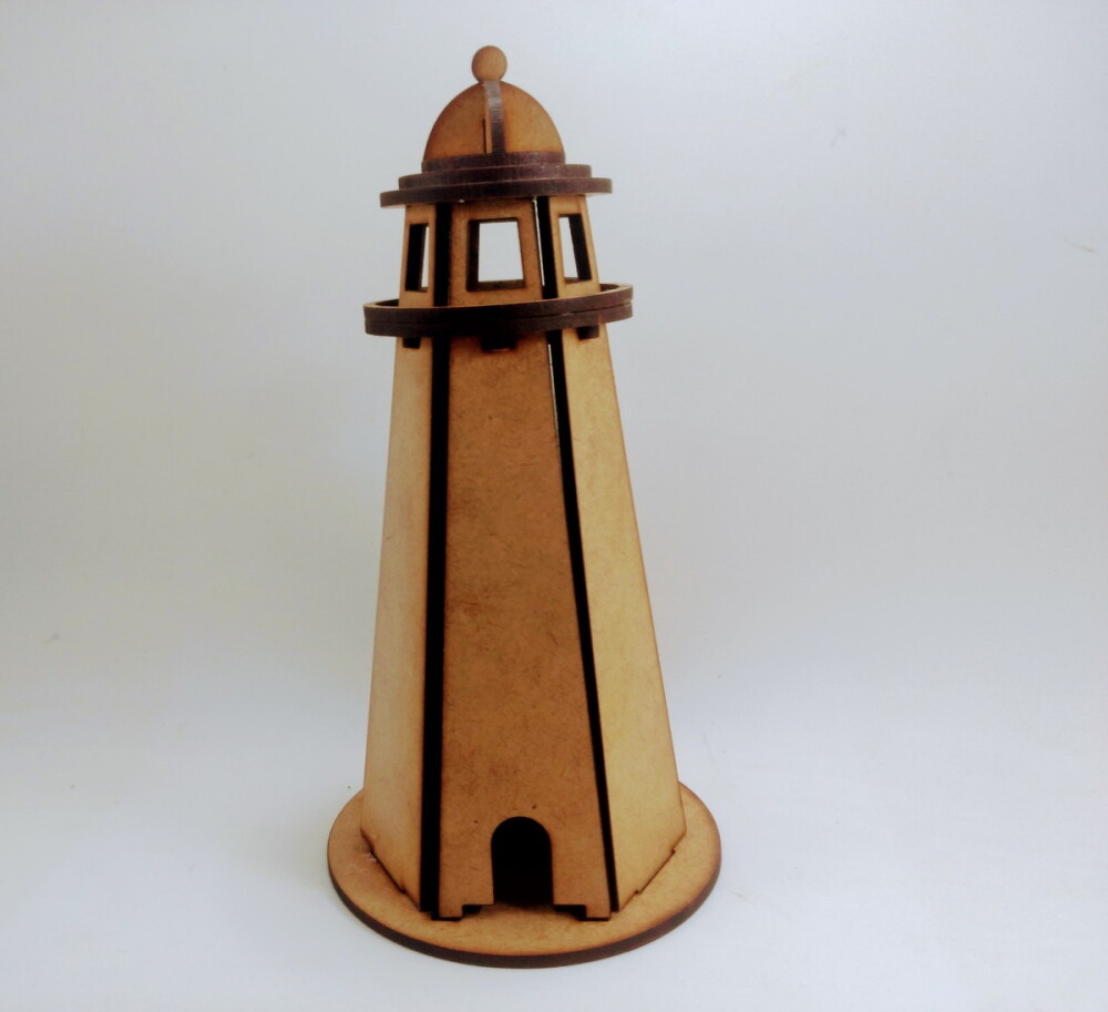 Farol Puzzle de mdf cm- Desmontado 20cm