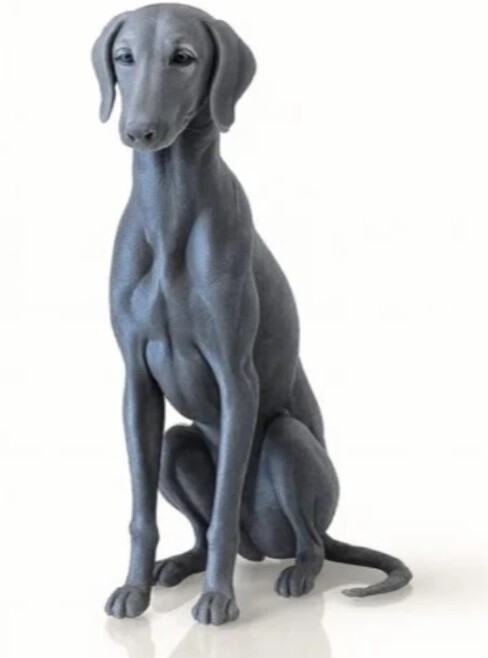 Escultura Cachorro 3D para Pintar