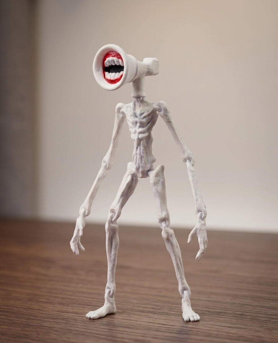 Enfeite Mamãe Siren Head - Mother Megaphone - Decorativo 3D Arti