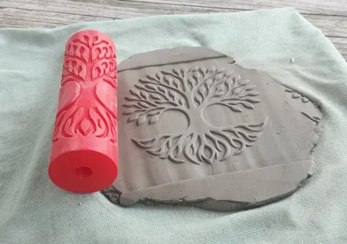 Rolo para fazer Textura em Argila ou Biscuit Árvore Da Vida