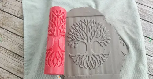 Rolo para fazer Textura em Argila ou Biscuit Árvore Da Vida