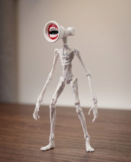 Enfeite Mamãe Siren Head - Mother Megaphone - Decorativo 3D Articulado 20cm