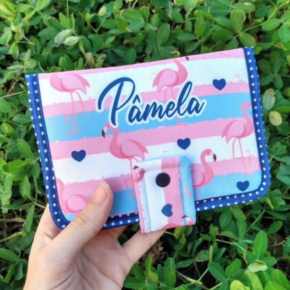 Carteira Porta Passaporte em Tecido Personalizado