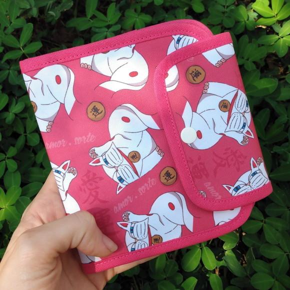 Carteira - Maneki Neko - Rosa
