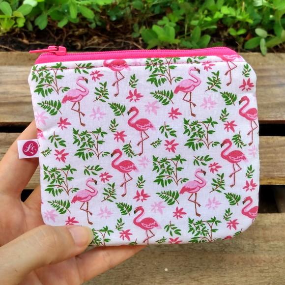 Porta Moedas Flamingos
