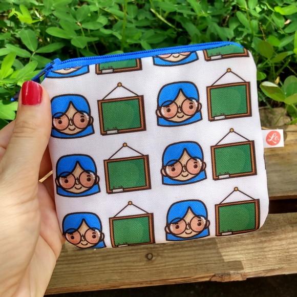 Porta Moedas Professora