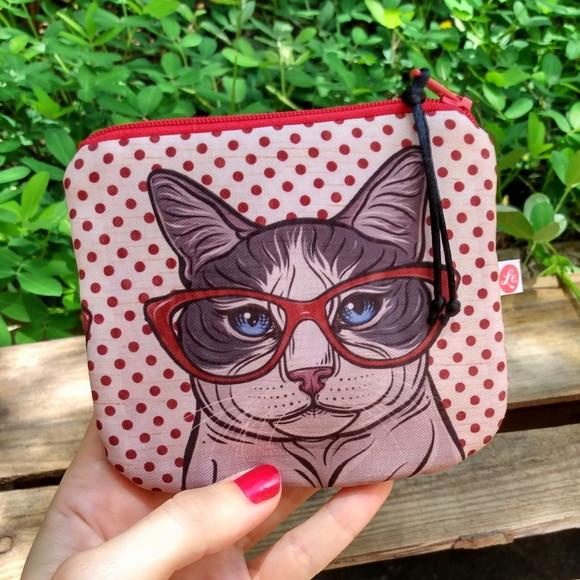 Porta Moedas Gata Clotilde