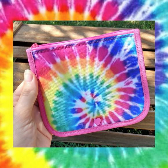 Porta Moedas em Tecido Estampa Tie Dye
