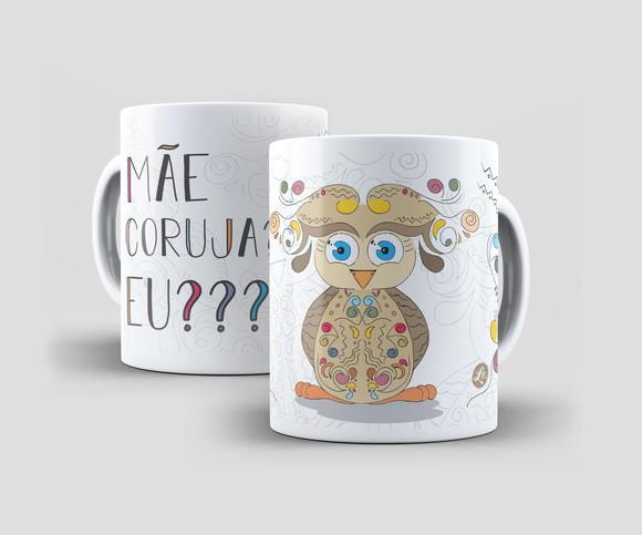 Caneca Mãe Coruja