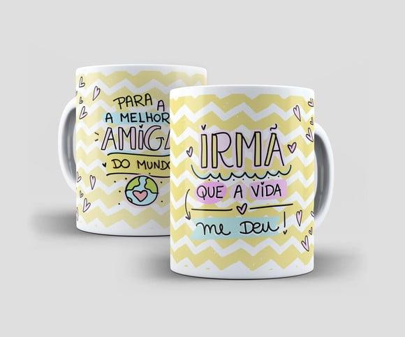 Caneca - Amigas - Amiga, Irmã Que a Vida Me Deu