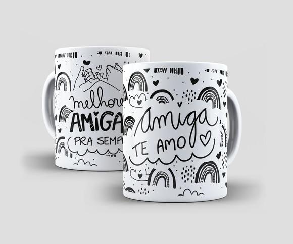 Caneca - Amigas - Amiga, te amo