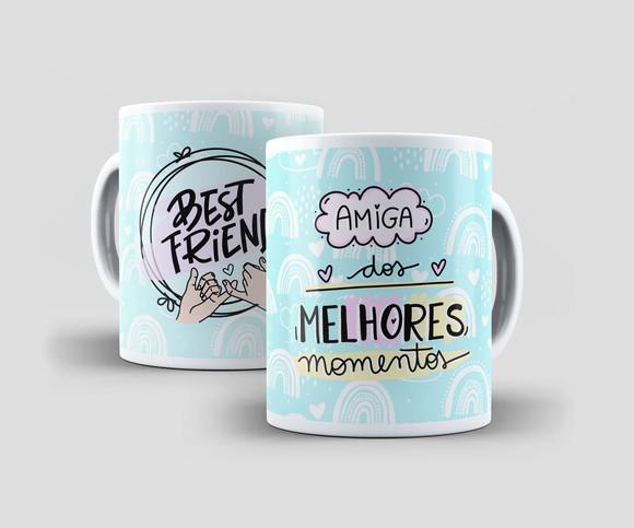 Caneca - Amigas - Amiga dos Melhores Momentos