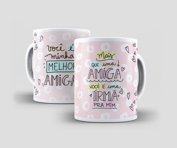 Caneca - Amigas - Melhor amiga