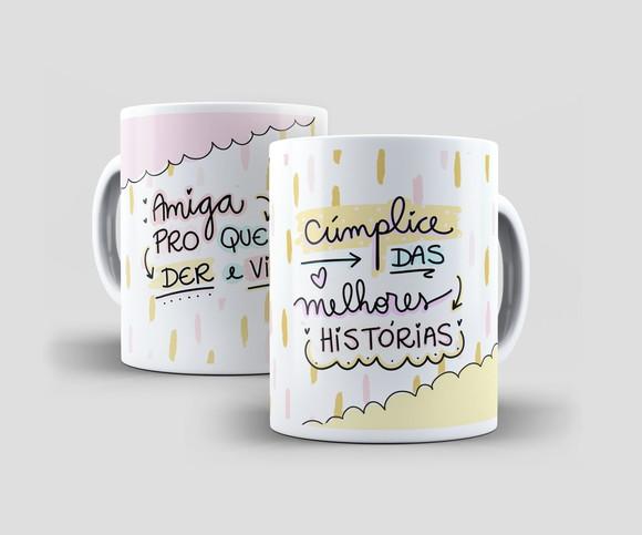 Caneca - Amigas - Amigas Cúmplices