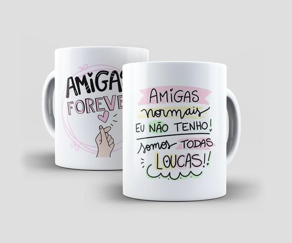Caneca - Amigas - Amigas Forever