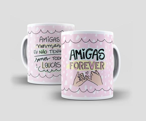 Caneca - Amigas - Amigas Forever
