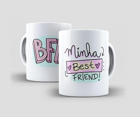 Caneca - Amigas - Minha Best Friend