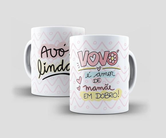 Caneca - Vovó É Amor de Mãe em Dobro