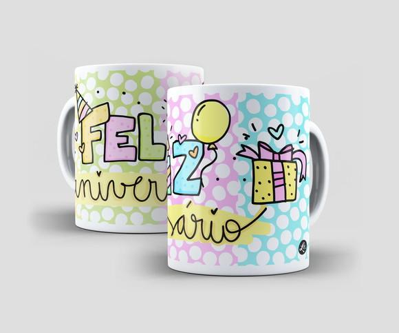 Caneca - Feliz Aniversário