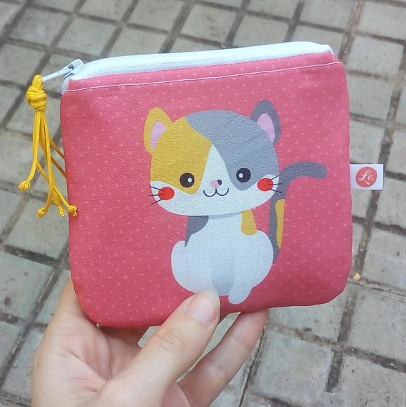 Porta Moedas Gatinha (geia Tigela)