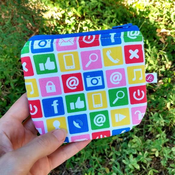 Porta Moedas Mídias Sociais
