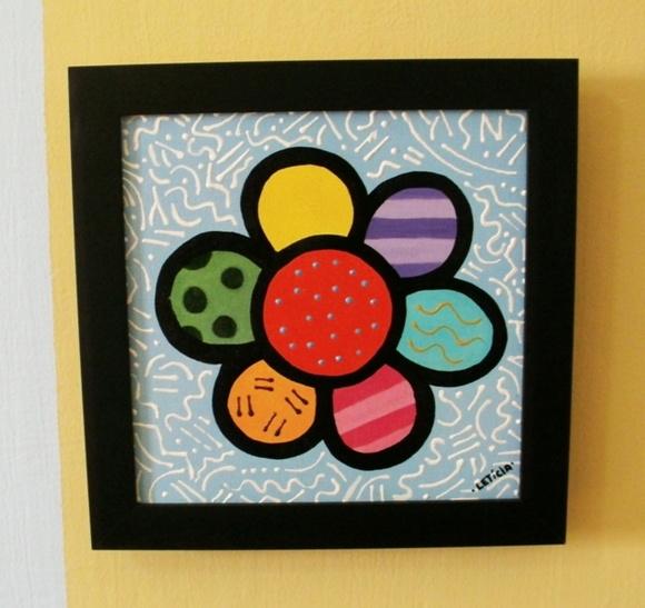 Conjunto de Quadrinhos Flor