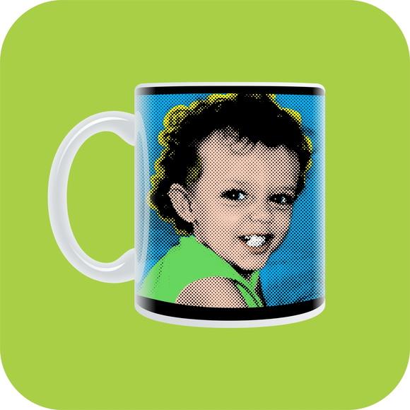 Caneca Pop Art - Com Foto Personalizada