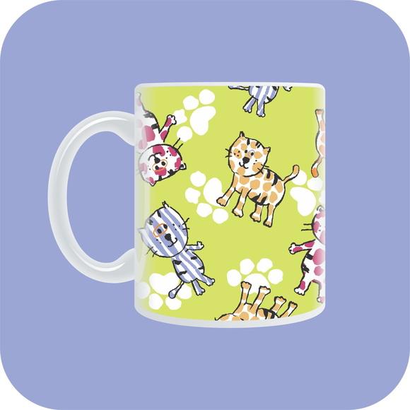 Caneca Gatinhos | Verde