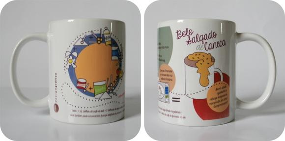 Caneca Receita de Bolo Salgado