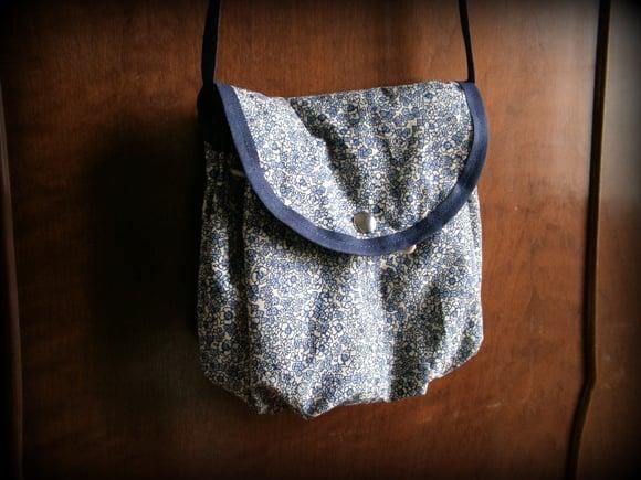 Bolsa Floral Azul